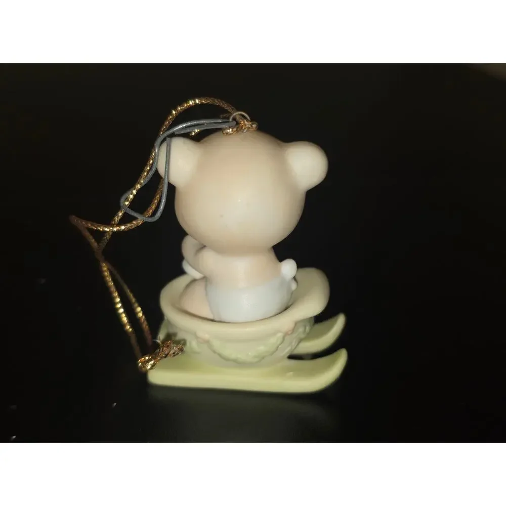Precious Moments Bear The Good News Of Christmas 1987 Ornament Enesco 104515 Box